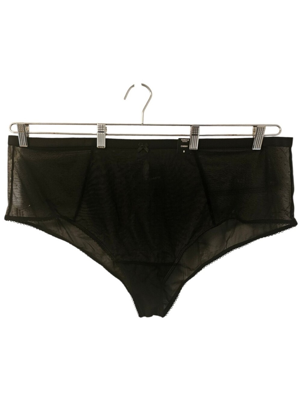 Multi-Coloured Torrid Women's Halloween Cat Applique Mid-Rise Lace Cheeky Panty